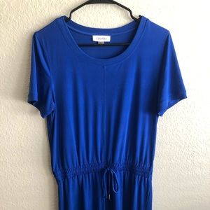 Blue Calvin Klein dress